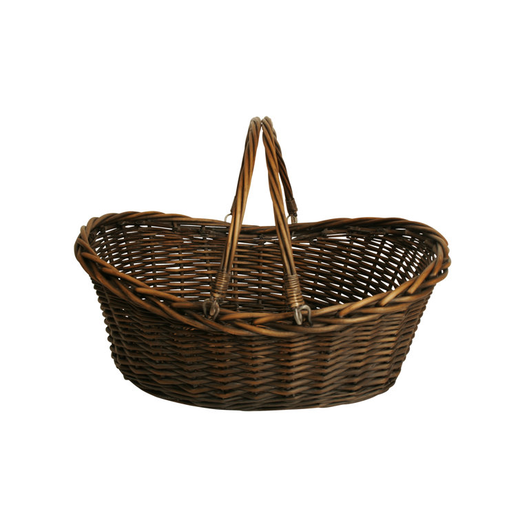 WaldImports Dark Willow Wicker Basket & Reviews Wayfair Canada